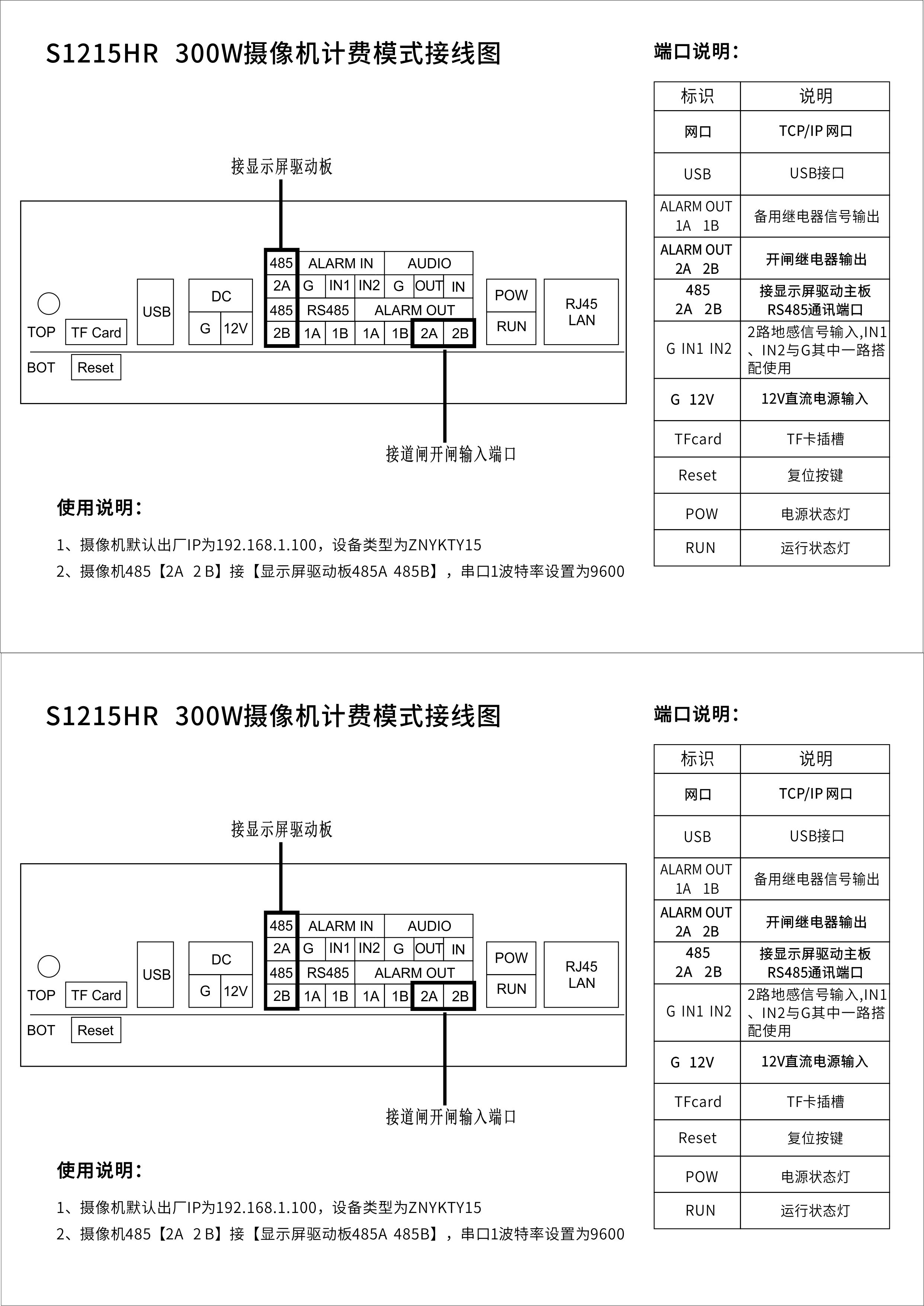 S1215HR接线图